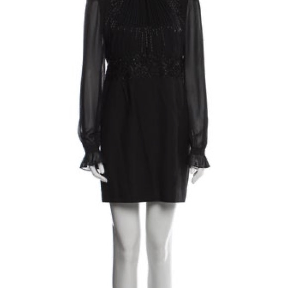Ted Baker Black Lace Trimmed Arrebel Dress - Picture 8 of 8